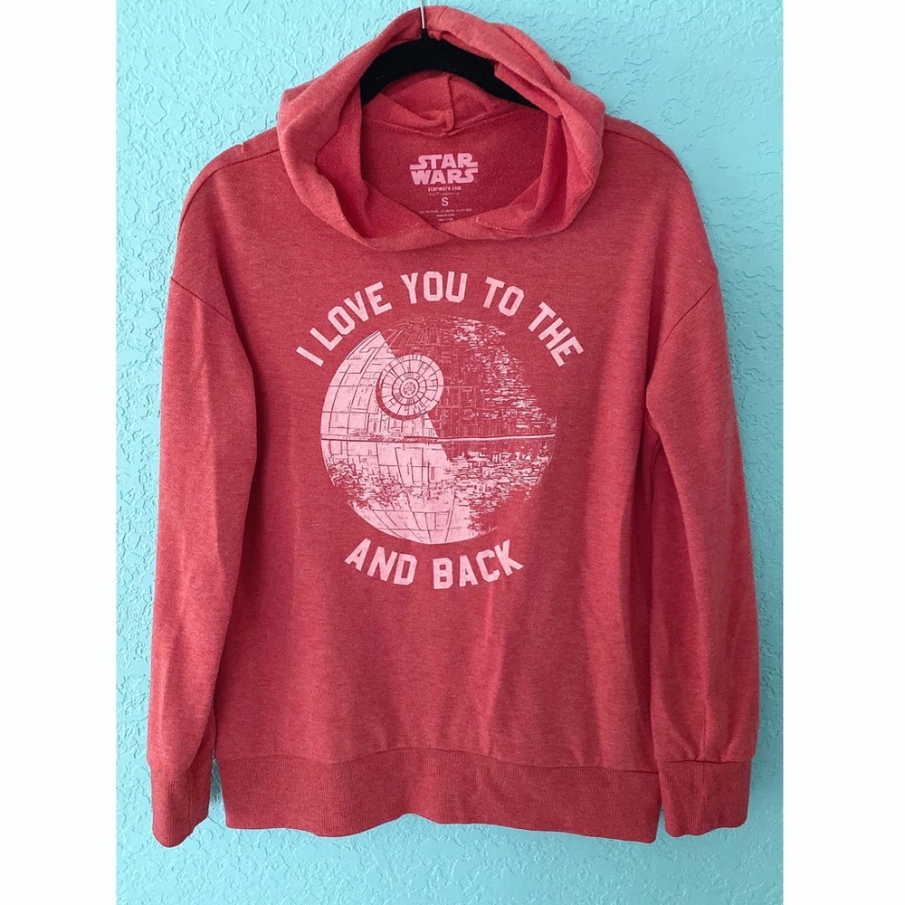 Hooded long sleeve pullover Star Wars shirt